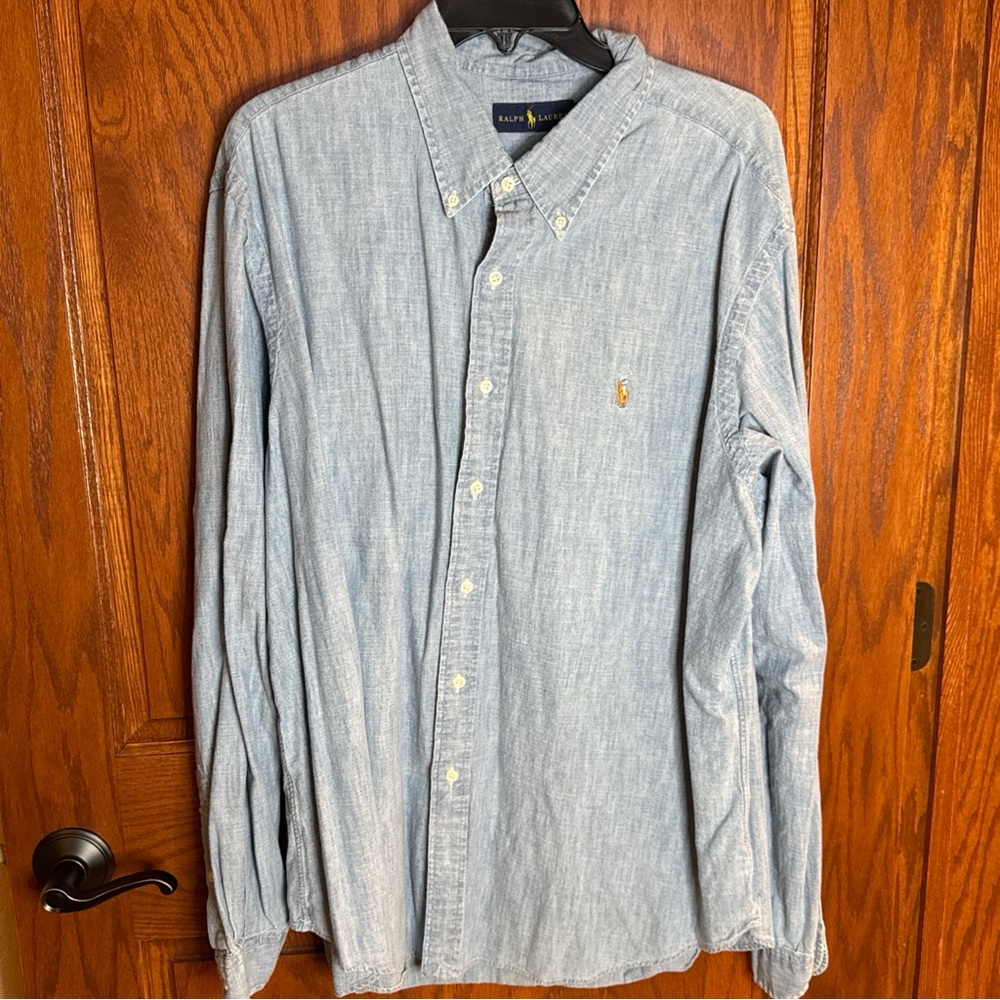 Ralph Lauren Light Blue Casual Button Down Shirt